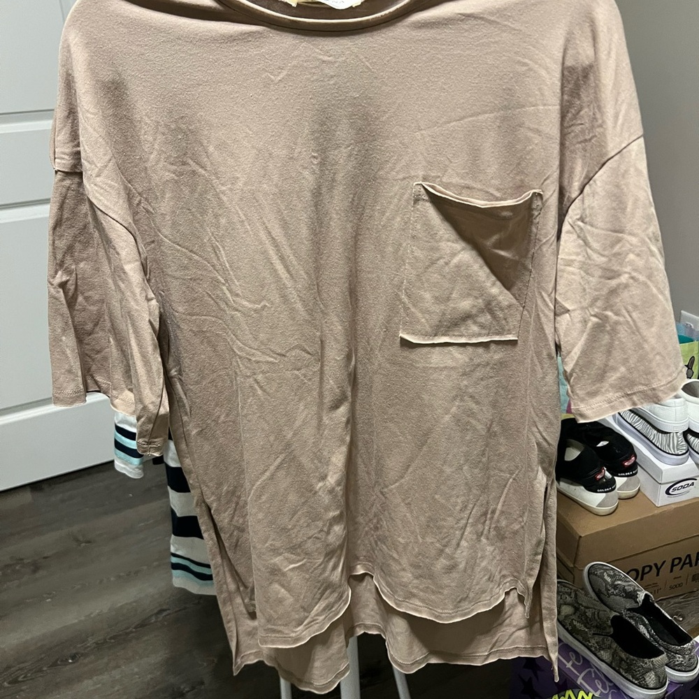 Casual Tan Women's Top